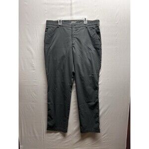Nike Golf Pants Tour Performance Dri-Fit Men's Size 34x32 Gray Pinstriped